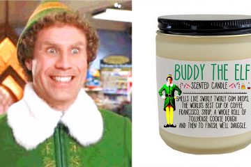 buddy the elf candle