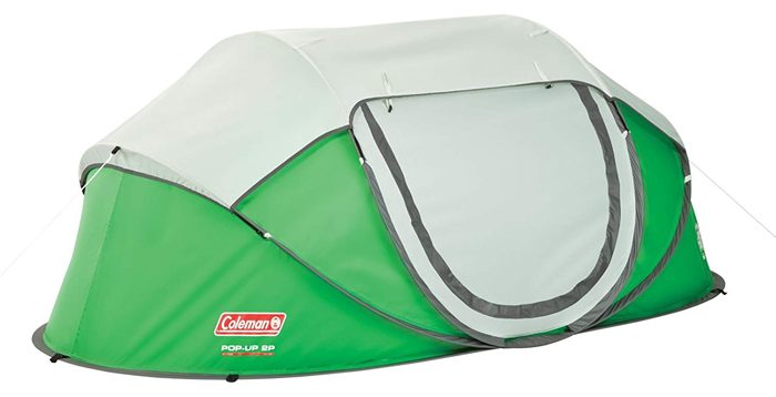 coleman 2-person pop-up tent
