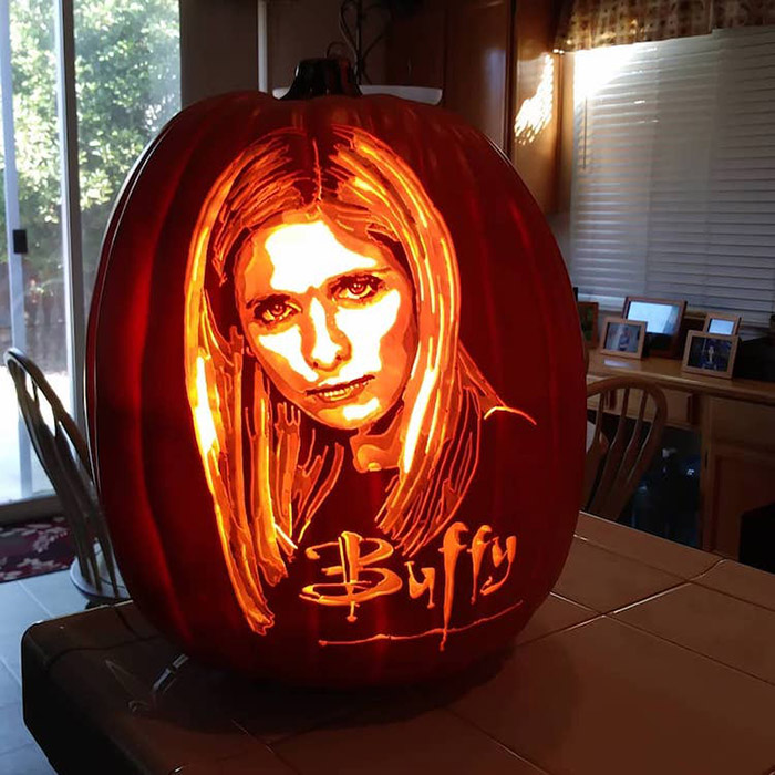 cool pumpkin carving buffy the vampire slayer