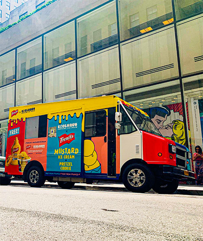 coolhaus mustard ice cream truck