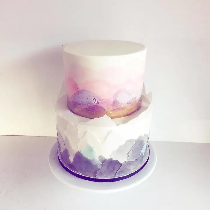 darci amazing cakes purple pink