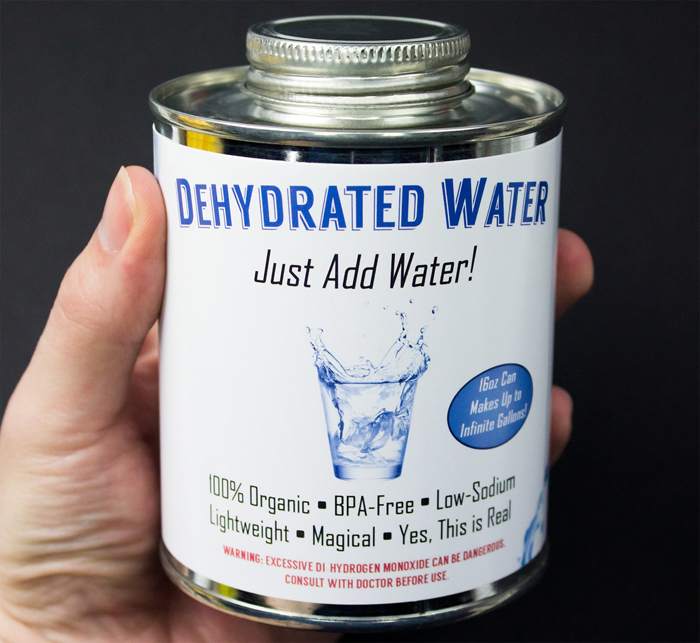Dehydrated Water In A Can Makes For The Funniest Stocking Filler This 