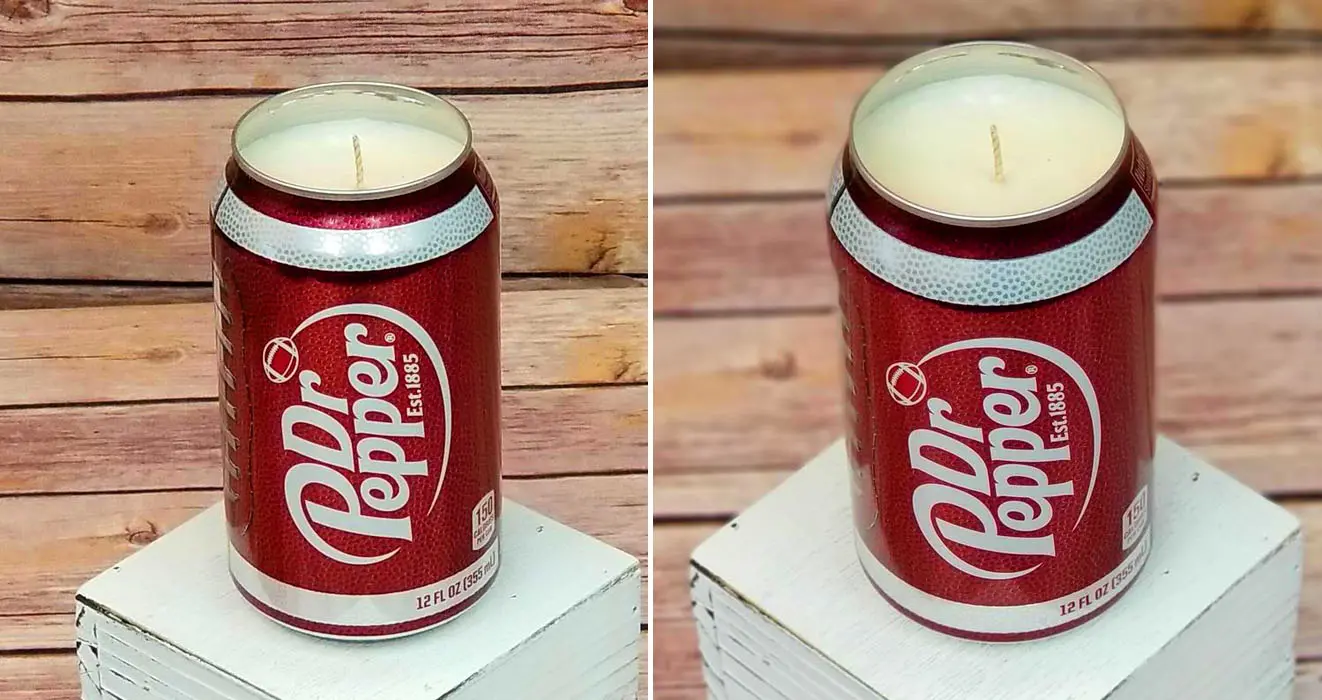 There's A Dr Pepper Candle That Comes In A Can And Actually Smells Just Like The Drink