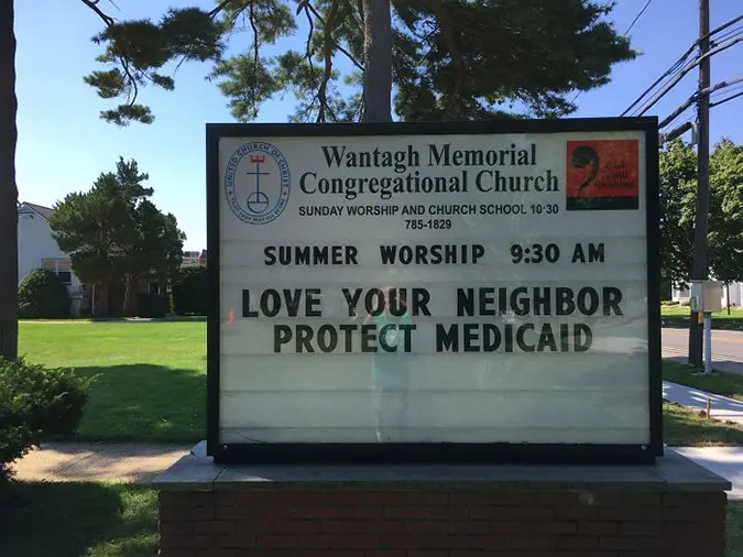 funny church signs medicaid