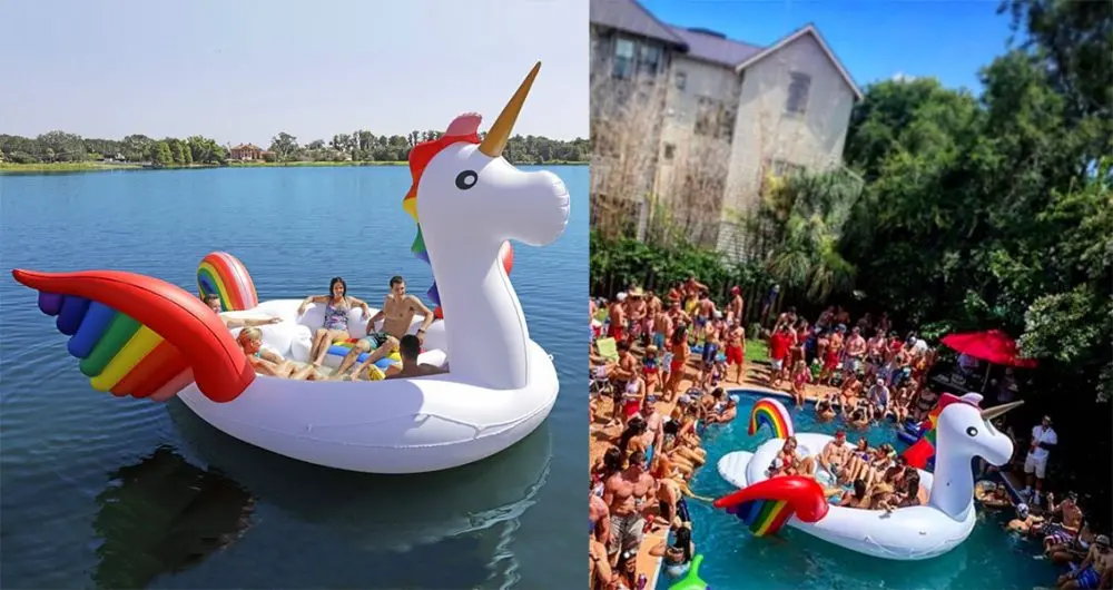 giant inflatable unicorn float