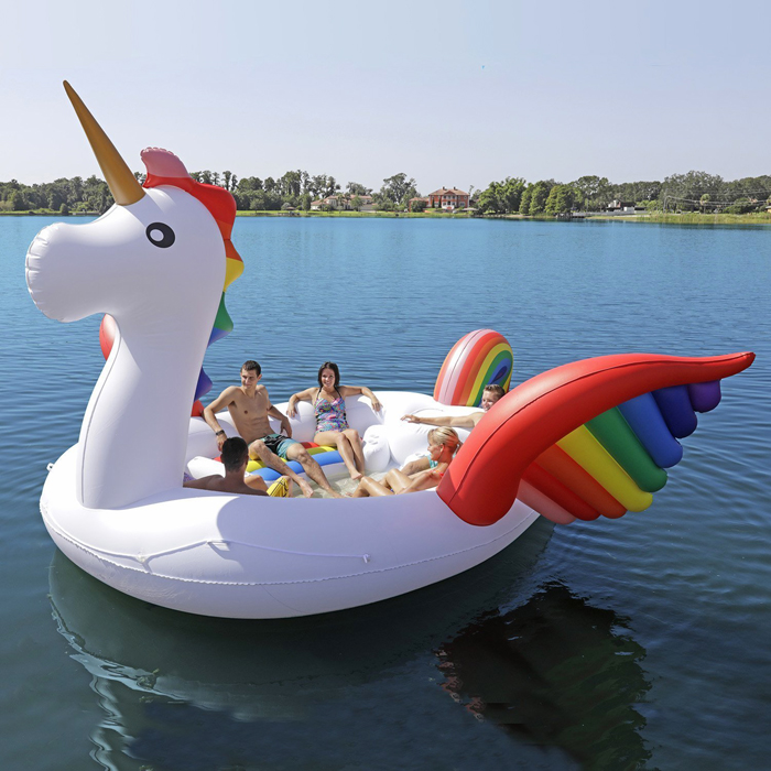 giant inflatable unicorn party bird island