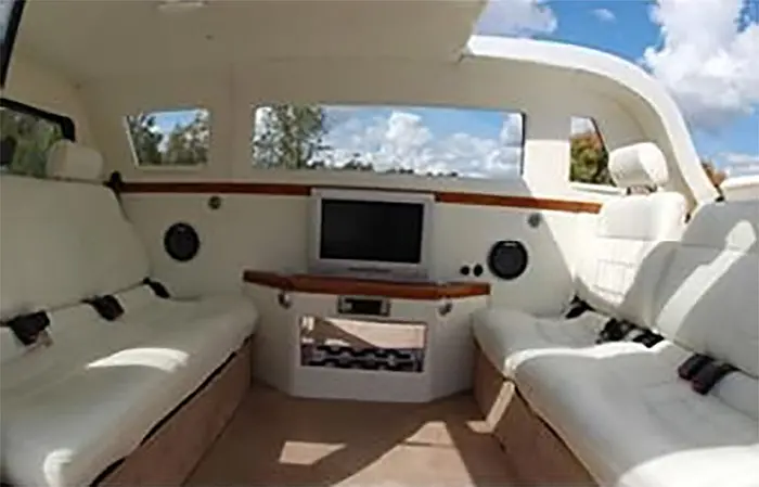 limobike harley limousine interior