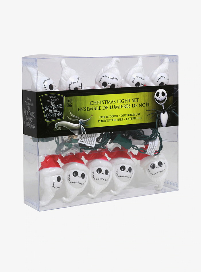 packaging of jack skellington lights