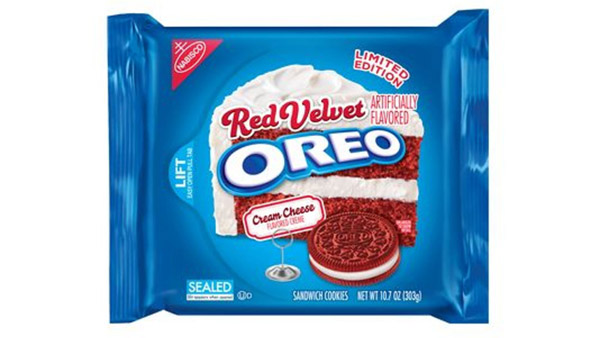 2019 packaging of red velvet oreos