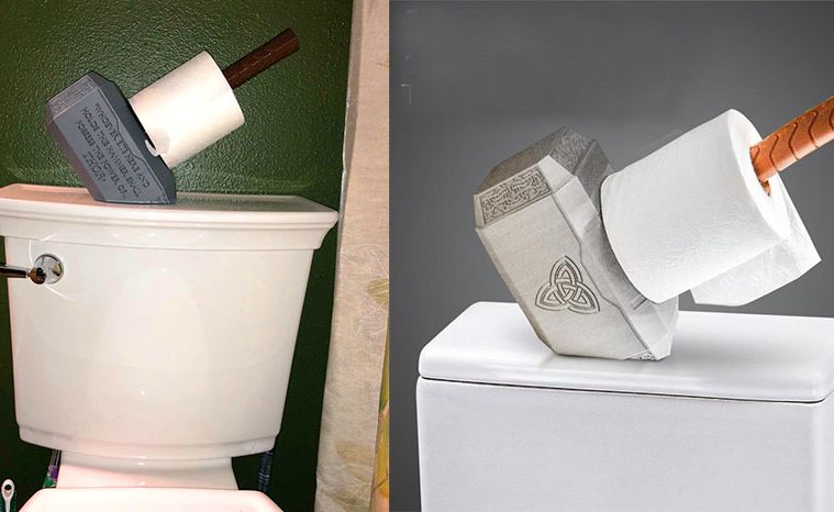 thor's hammer toilet paper holder