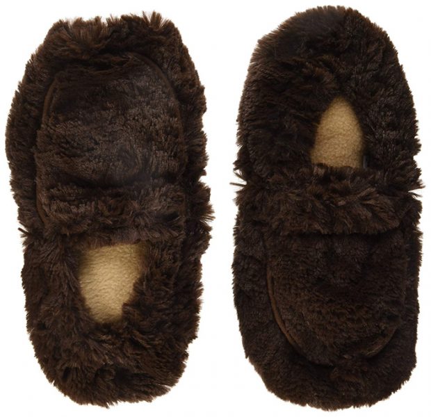 mens microwavable slippers