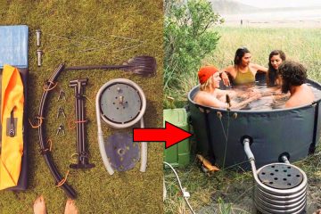 Collapsible Camping Hot Tub