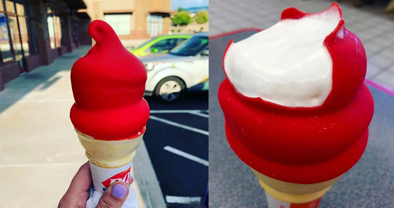 Dairy Queen’s Cherry-Dipped Cone