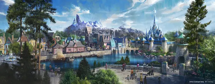 Disneyland Paris Frozen Land Artist Concept