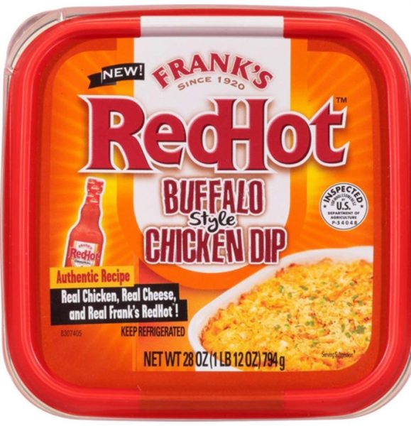 Frank's Redhot Have Released Huge Tubs Of BuffaloStyle Chicken Dip
