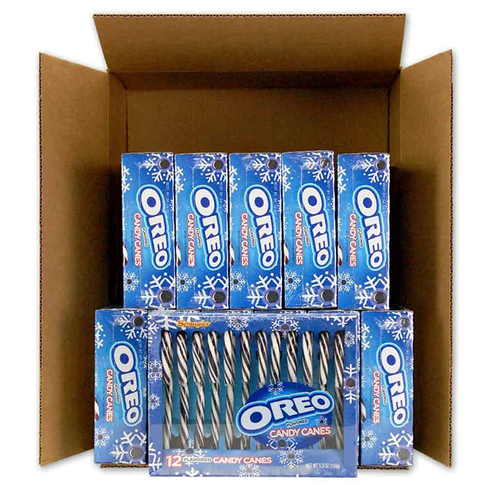 Giant Box Containing 12 Boxes of Oreo Candy Canes