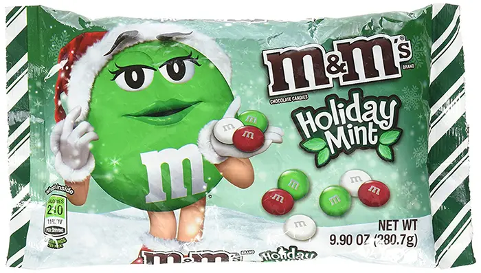 M&M's Holiday Mint Flavor Alternate Packaging