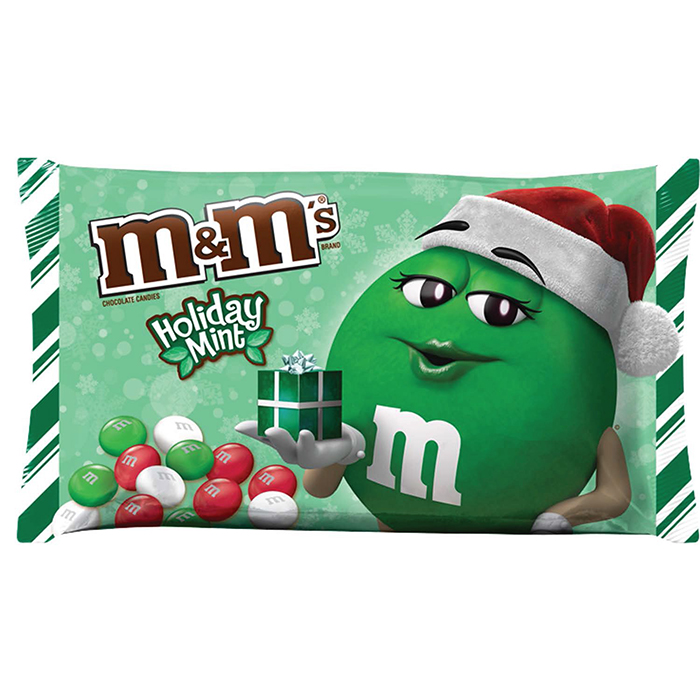 M&M's Holiday Mint Flavor Packaging