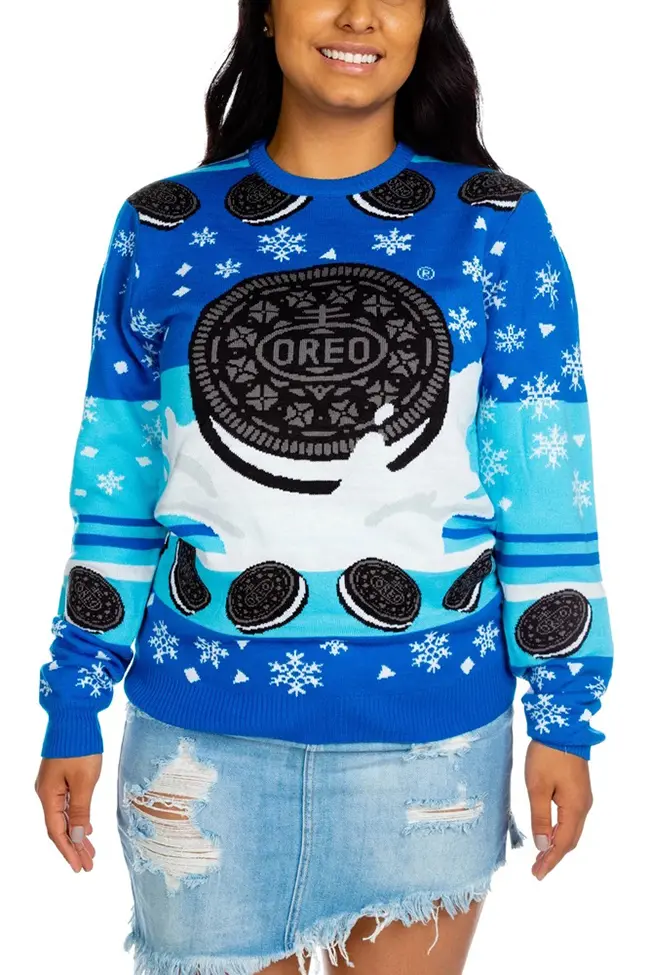 Oreo Ugly Christmas Sweater Front