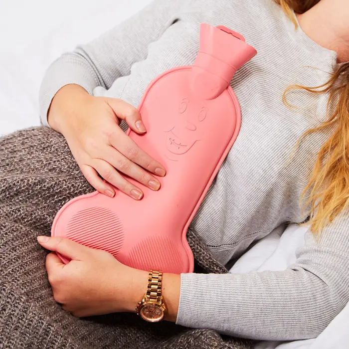 Penis-shaped Hot Water Bottle Used as Warm Compress
