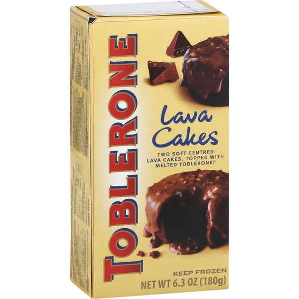 Toblerone Lava Cakes Packaging