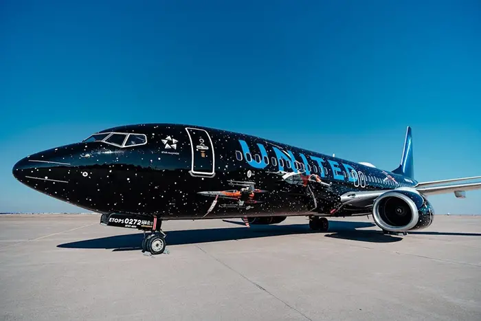 United Airlines' Star Wars Plane