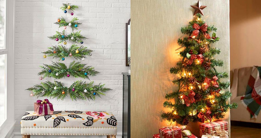 Wall-Mounted Christmas Tree