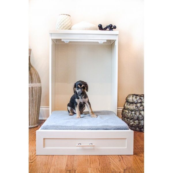 This Cute Fold-Up Murphy Dog Bed Doubles As A Stylish Cabinet To Help ...