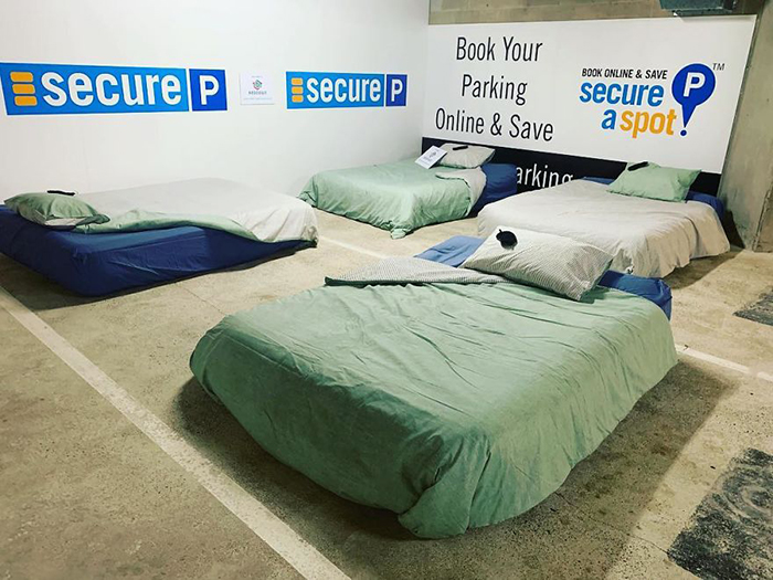 free bed accomodation for homeless for a night