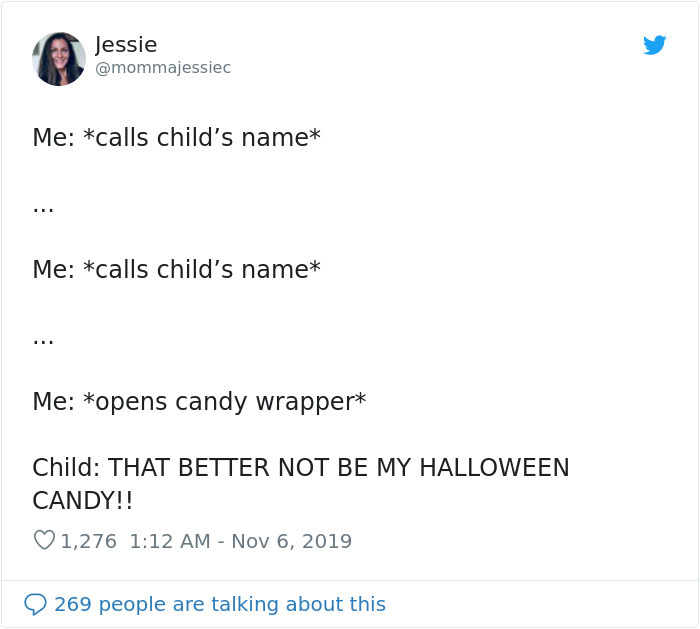funny parenting struggles eating halloween candy