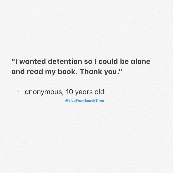 funny things kids say detention