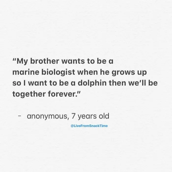funny things kids say dolphin marine biologist