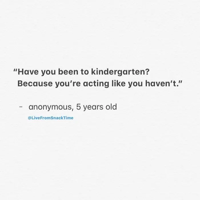 funny things kids say kindergarten