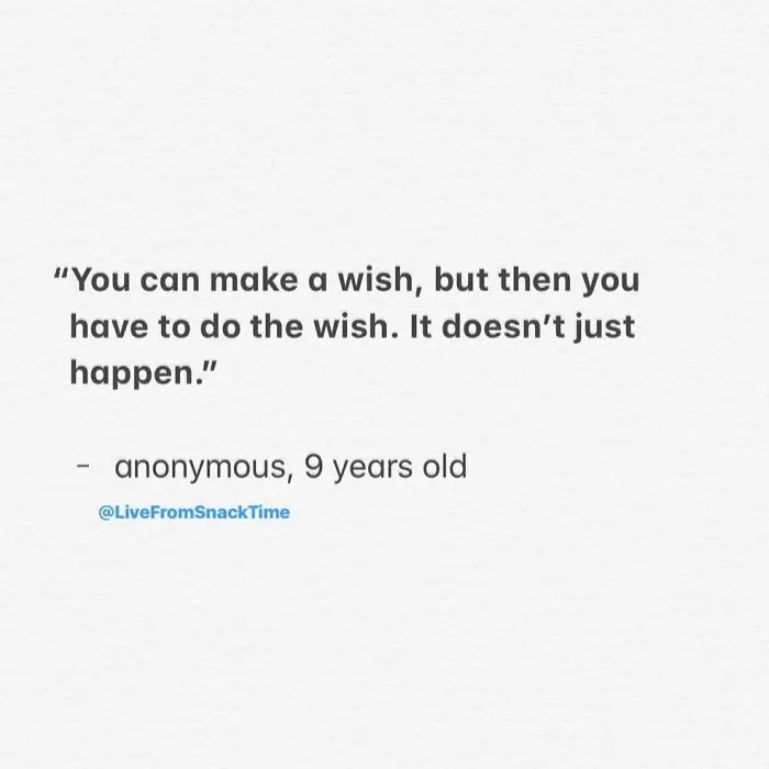 funny things kids say wish