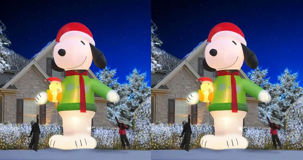 giant inflatable snoopy