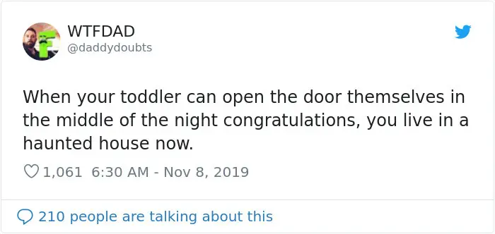 hilarious parent tweets haunted house