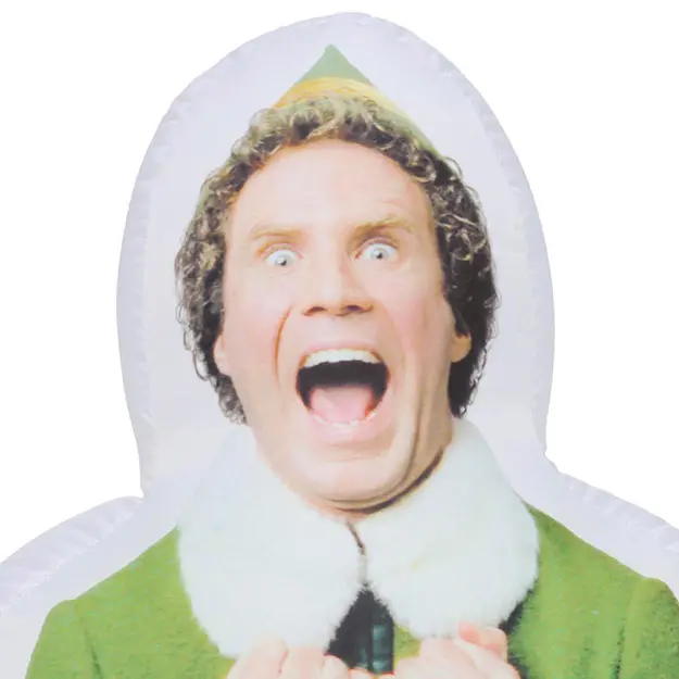 inflatable buddy the elf face close up