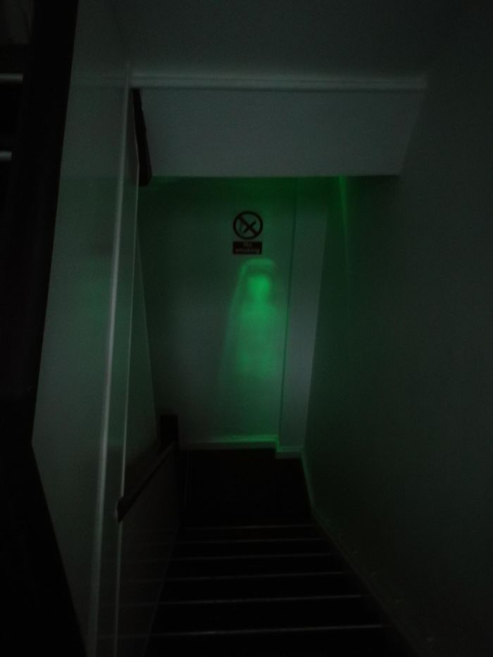 innocent things looking scary emergency light