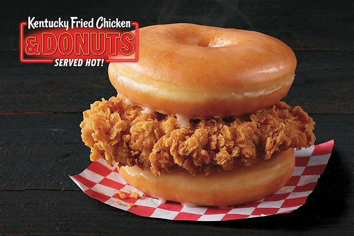 kfc fried chicken and donuts