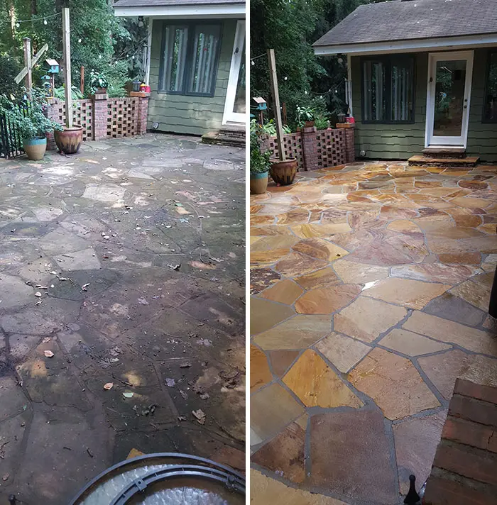 power washing transformations entryway