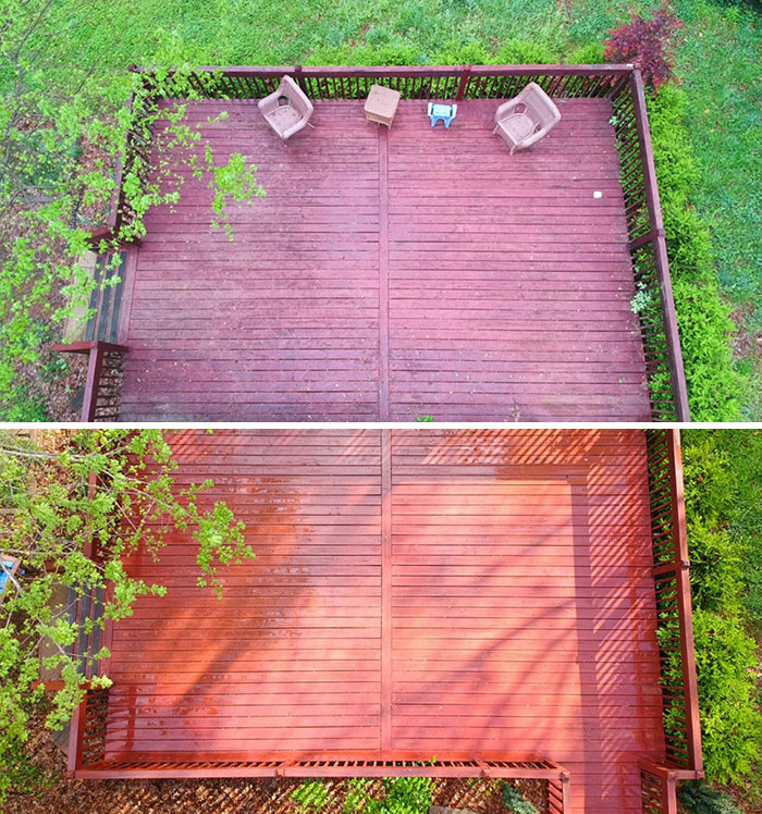 power washing transformations patio