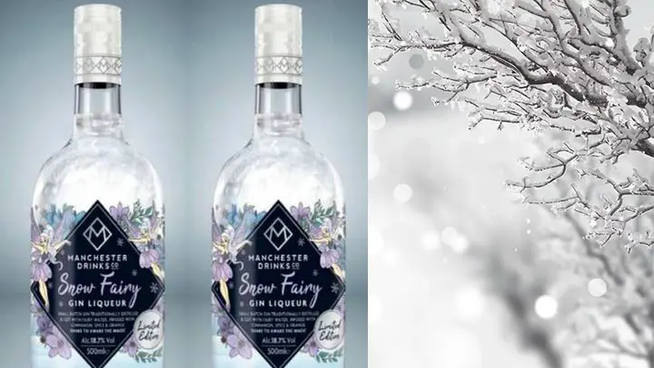 snow fairy gin bottle