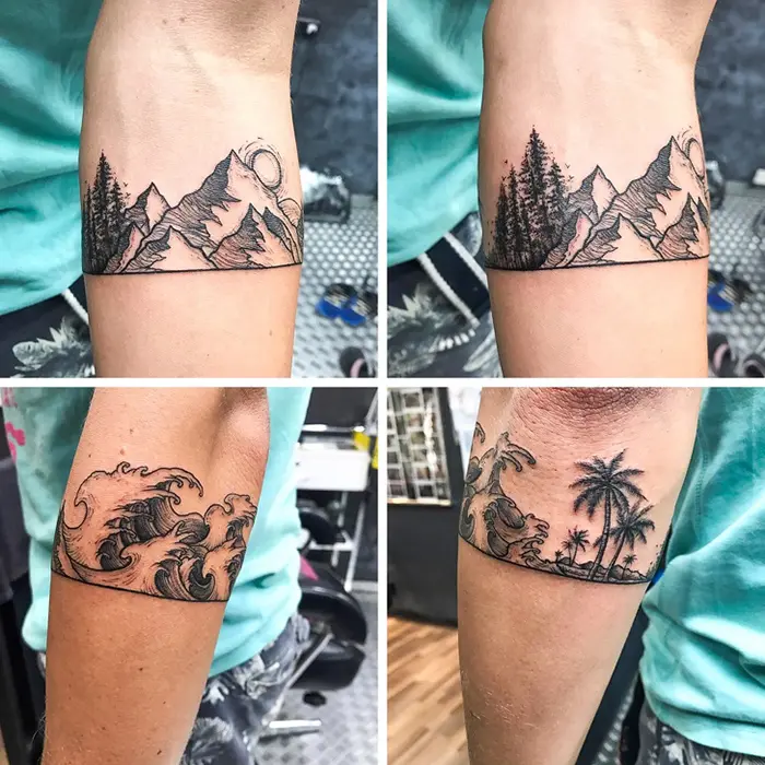 unusual tattoos world traveler