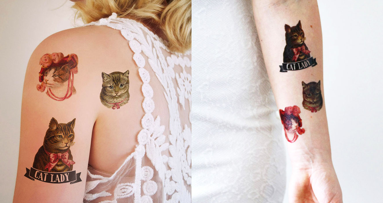 Cat Lady Tattoos