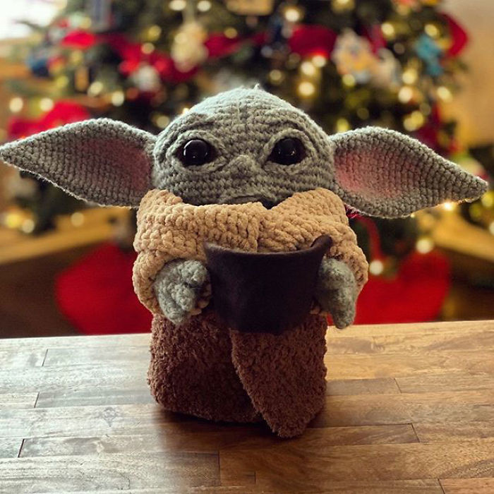 Crocheted Baby Yoda by Allison Hoffman