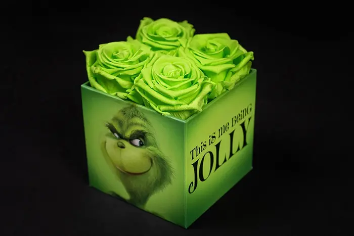 Grinch-Inspired Roses this is me being jolly side