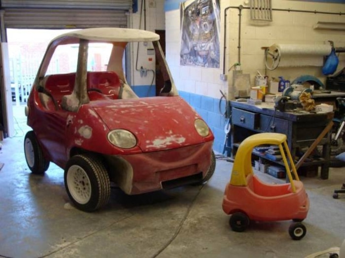 Little Tikes Car for Adults from a Modified Daewoo Matiz