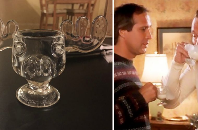 National Lampoon’s Christmas Vacation Moose Glass