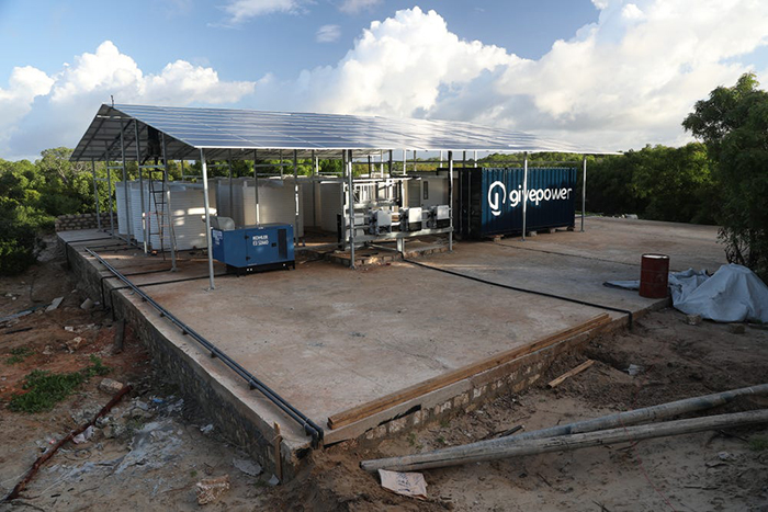 Solar Power Water Transforming Plant