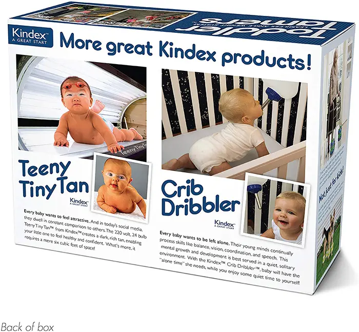 Toddler Tamers Prank Gift Box Back
